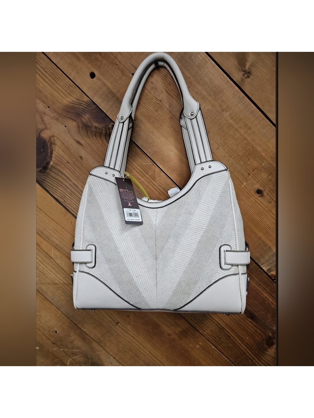 New Stone Mountain Elegant Cream Women's Bag/purse $92